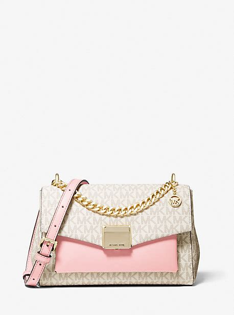 michael kors lita medium size|michael kors two tone crossbody.